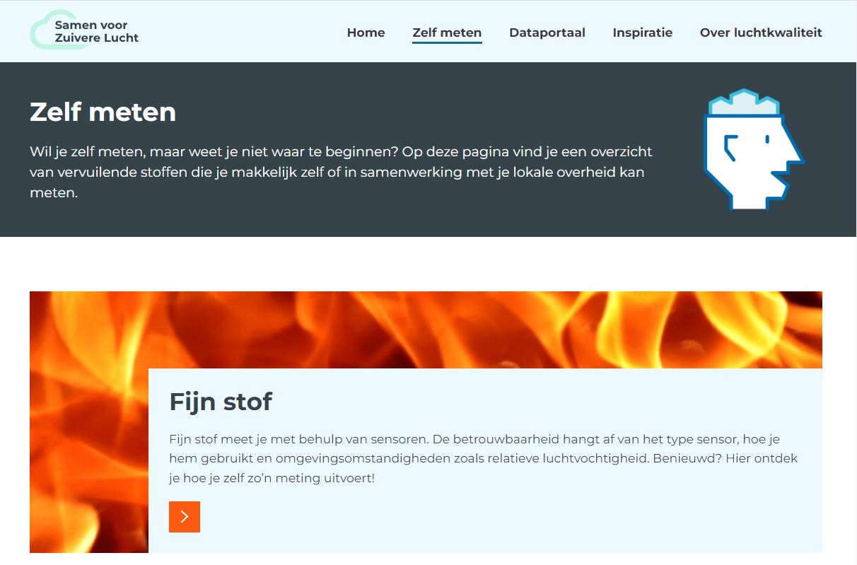 Vlaamse website Samen voor Zuivere Lucht zelf meten